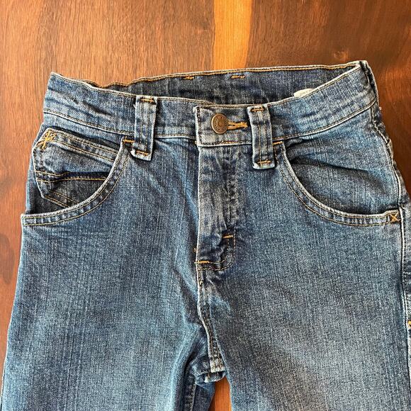 Girls Jeans Wrangler Adjustable Waist Size 10 Slim EUC - Picture 5 of 8